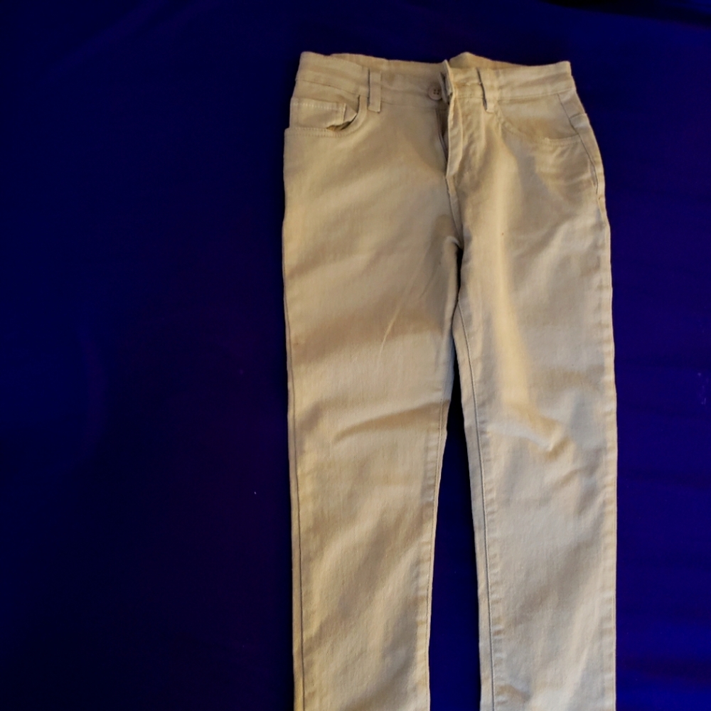 Girl khaki uniform pants